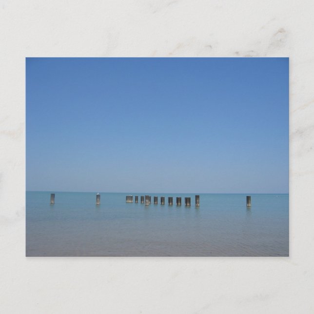Lake Michigan Postkarte (Vorderseite)