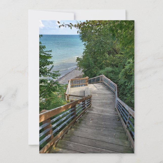 Lake Michigan Save The Date (Vorderseite)