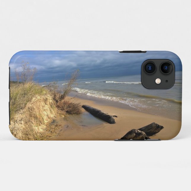 Lake Michigan, Sheboygan, Wisconsin Case-Mate iPhone Hülle (Rückseite (Horizontal))