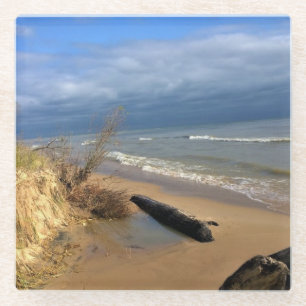 Lake Michigan, Sheboygan, Wisconsin Glasuntersetzer