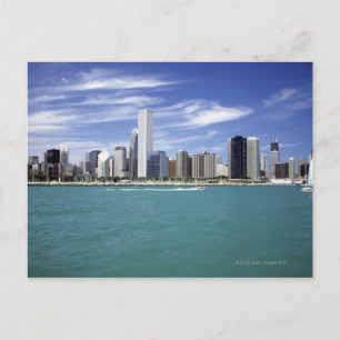 Lake Michigan, Skyline, Reiseziele, Postkarte