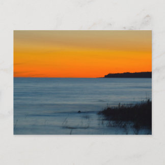 Lake Michigan Sunset, Michigan Postkarte