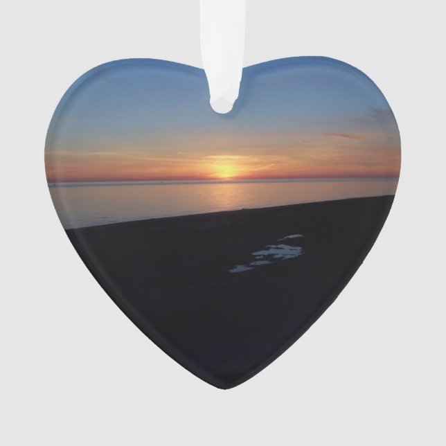 Lake Michigan Sunset Ornament (Vorderseite)