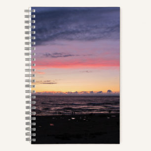 Lake Michigan Sunset Spiral Notizbuch
