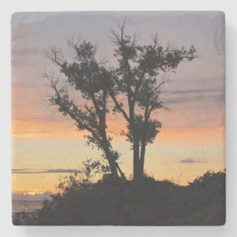 Lake Michigan Sunset Steinuntersetzer