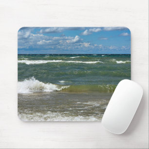 Lake Michigan Surf Mousepad