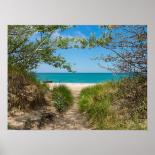 Lake Michigan Tranquility Poster