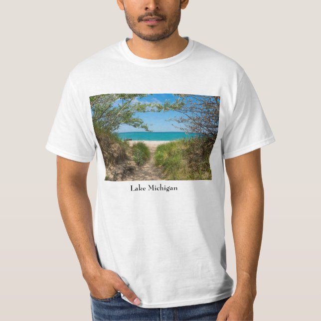 Lake Michigan Tranquility T-Shirt (Vorderseite)