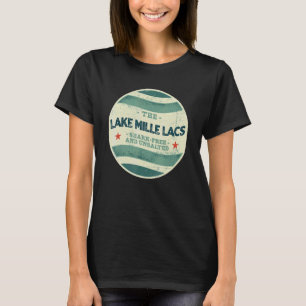 Lake Mille Lacs Shark Free and Unsalate Camping Mi T-Shirt