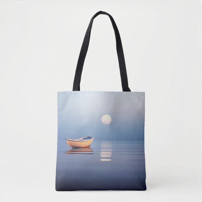 Lake Mist Moon Leicht ruhig Friedlich (Vorderseite)