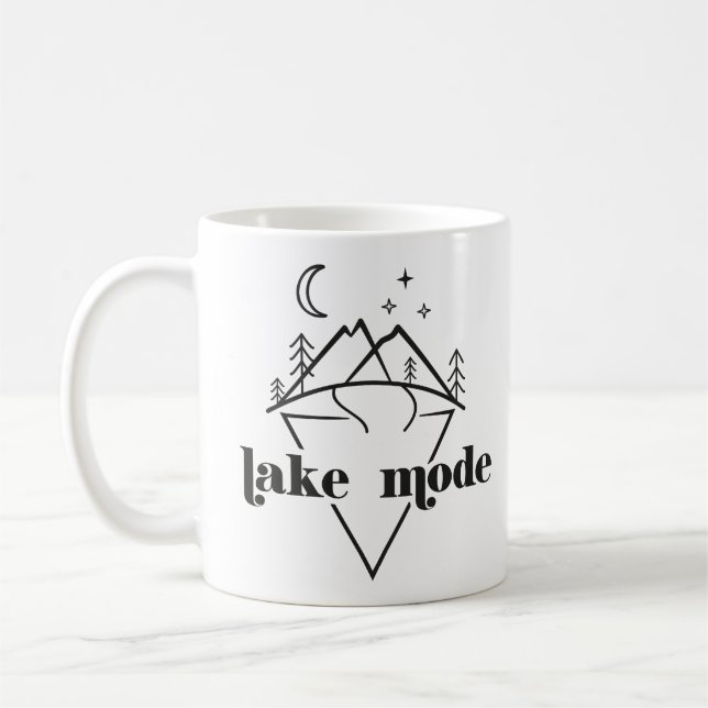 Lake Mode Modern Boho Kaffeetasse (Links)