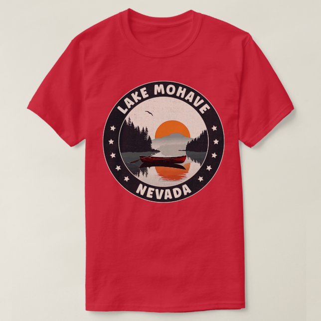 Lake Mohave Nevada Sunset T-Shirt (Design vorne)