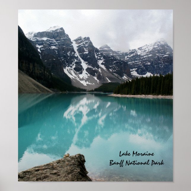 Lake Moraine, Banff National Park Poster (Vorne)