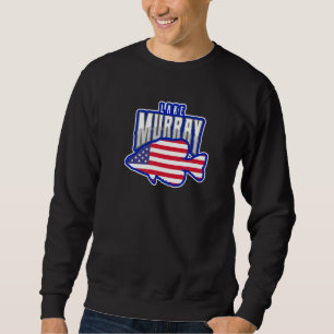 Lake Murray Crappie Fischen US-Flagge Sweatshirt