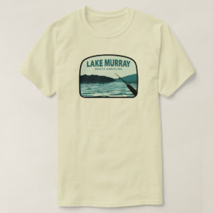 Lake Murray South Carolina Angelrute T-Shirt