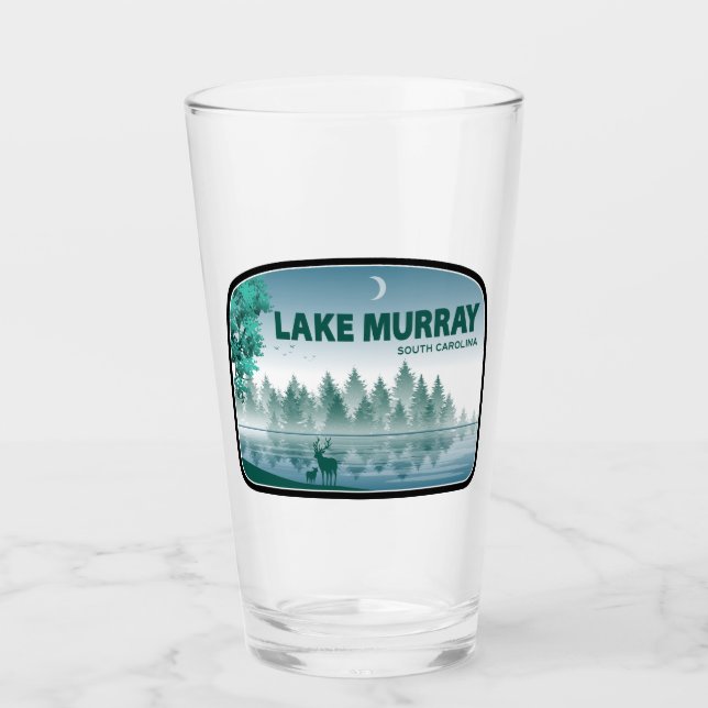 Lake Murray South Carolina Hirsche Glas (Vorderseite)