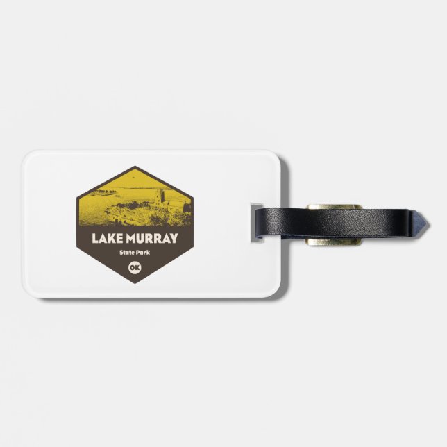 Lake Murray Staat Park Oklahoma Gepäckanhänger (Rückseite horizontal)