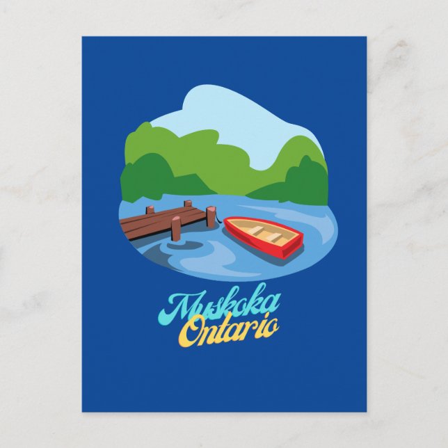 Lake Muskoka Ontario Kanada Postkarte (Vorderseite)