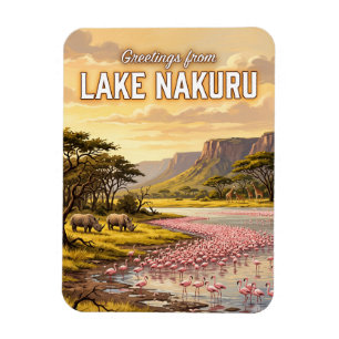 Lake Nakuru Nationalpark Kenia Magnet