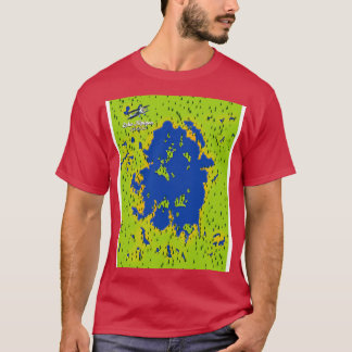 Lake Nipigon Karte T-Shirt