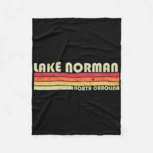 Lake Norman North Carolina Lustiges Angeln Camping Fleecedecke