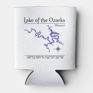 Lake of the Ozarks Missouri Karte Booten Getränkeh Dosenkühler