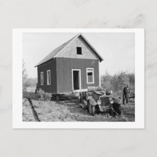 Lake of the Woods Mobile Zuhause, 1930s Postkarte