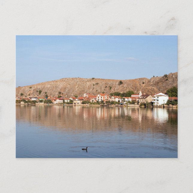 Lake Ohrid, Albanien Postkarte (Vorderseite)