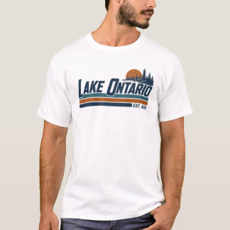 Lake Ontario Great Lakes T-Shirt Vintage Stiller A