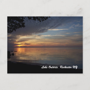 Lake Ontario, Rochester N.Y. Postkarte