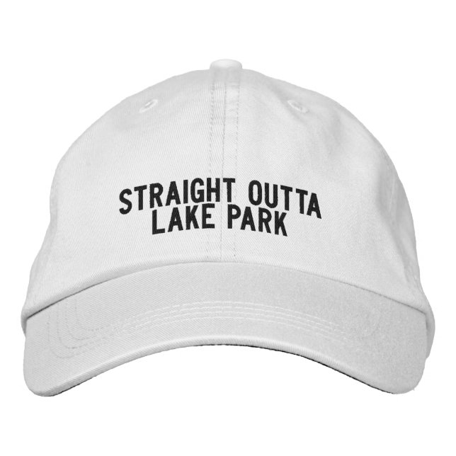 Lake Park Georgia Hat Bestickte Baseballkappe (Vorderseite)