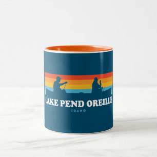 Lake Pend Oreille Idaho Canoe Zweifarbige Tasse