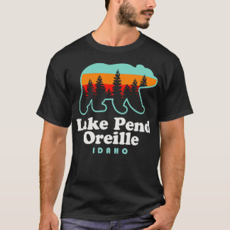 Lake Pend Oreille Idaho Fishing Camping T-Shirt