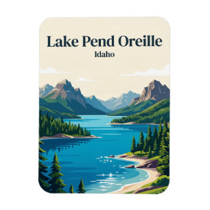 Lake Pend Oreille Idaho Magnet