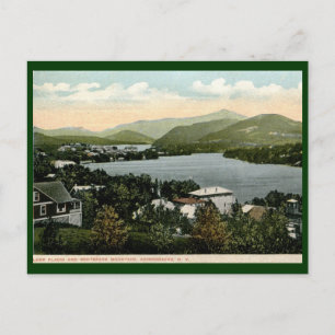 Lake Placid, Adirondacks, NY 1917 Vintage Postkarte