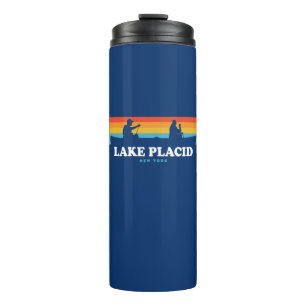 Lake Placid New York Canoe Thermosbecher