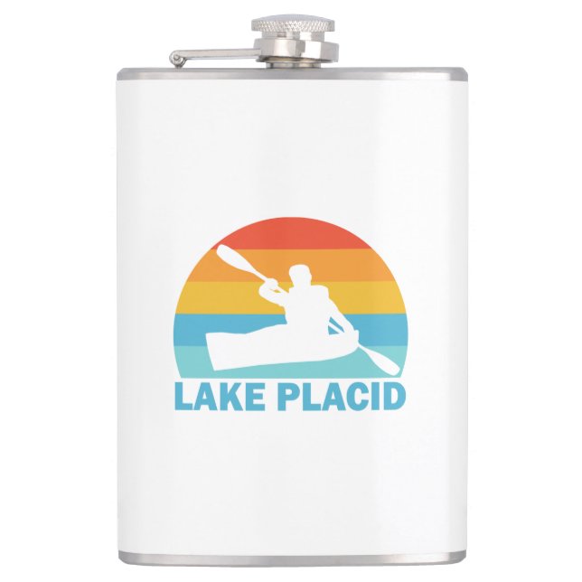 Lake Placid New York Kayak Flachmann (Vorderseite)