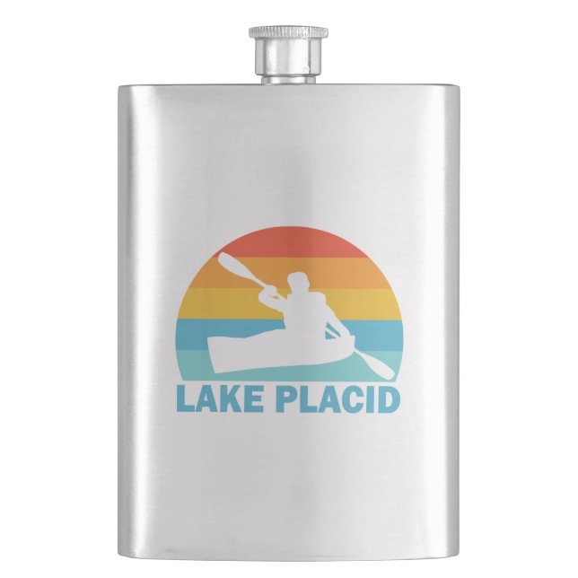 Lake Placid New York Kayak Flachmann (Vorderseite)