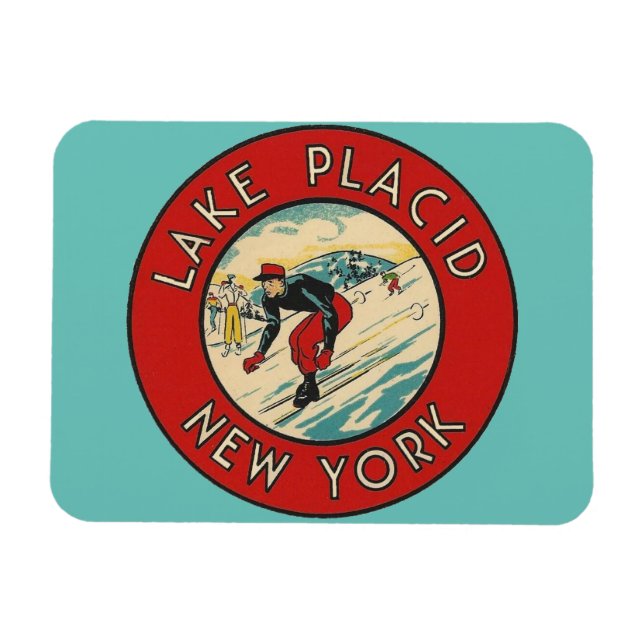 Lake Placid, New York - Magnet (Horizontal)