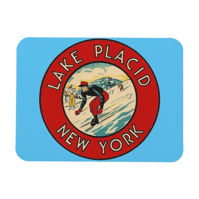 Lake Placid, New York - Magnet (Horizontal)