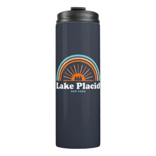Lake Placid New York Rainbow Thermosbecher