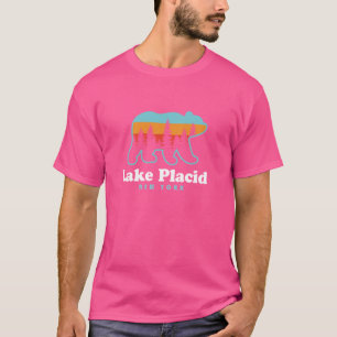 Lake Placid NY Adirondacks Bear Adirondack Wandern T-Shirt