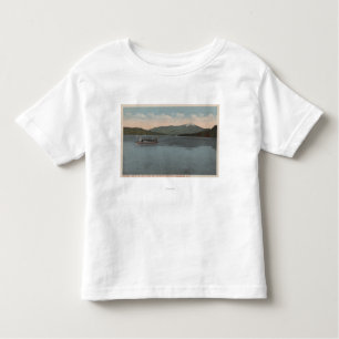Lake Placid, NY - Ansicht des Dampfers Doris Kleinkind T-shirt