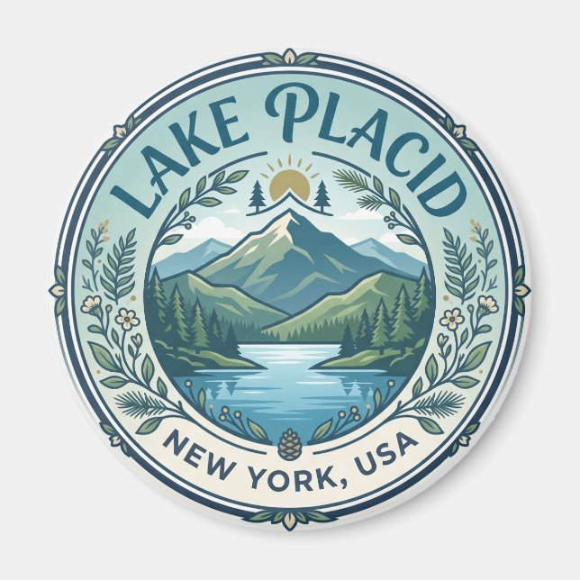 Lake Placid USA Magnet (Vorne)