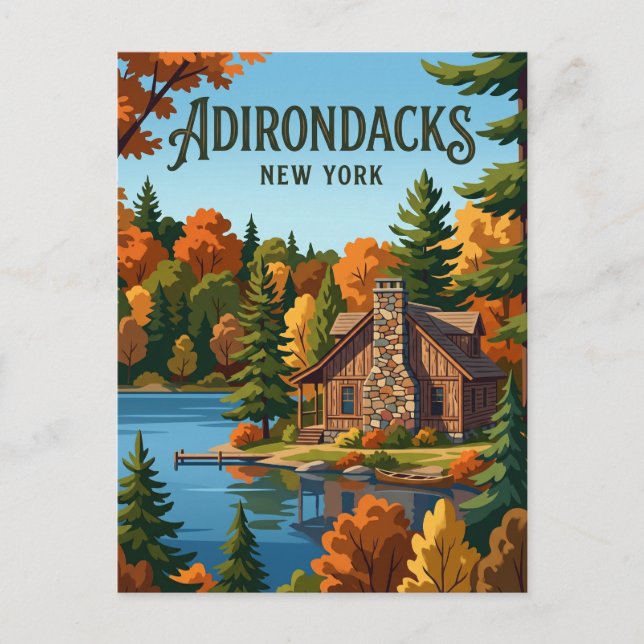Lake Placid USA Postkarte (Vorderseite)