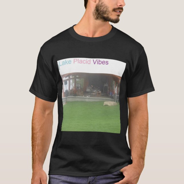 Lake Placid Vibes nachts T-Shirt (Vorderseite)