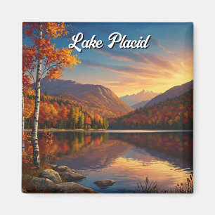 Lake Placio New York Herbstreise Magnet