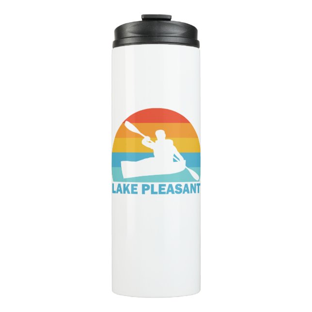 Lake Pleasant Arizona Kayak Thermosbecher (Vorderseite)