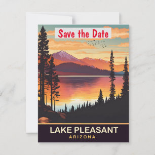 Lake Pleasant, Arizona, Reise-Postkarte,  Save The Date