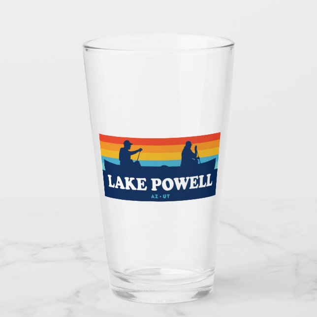 Lake Powell Arizona Utah Canoe Glas (Vorderseite)